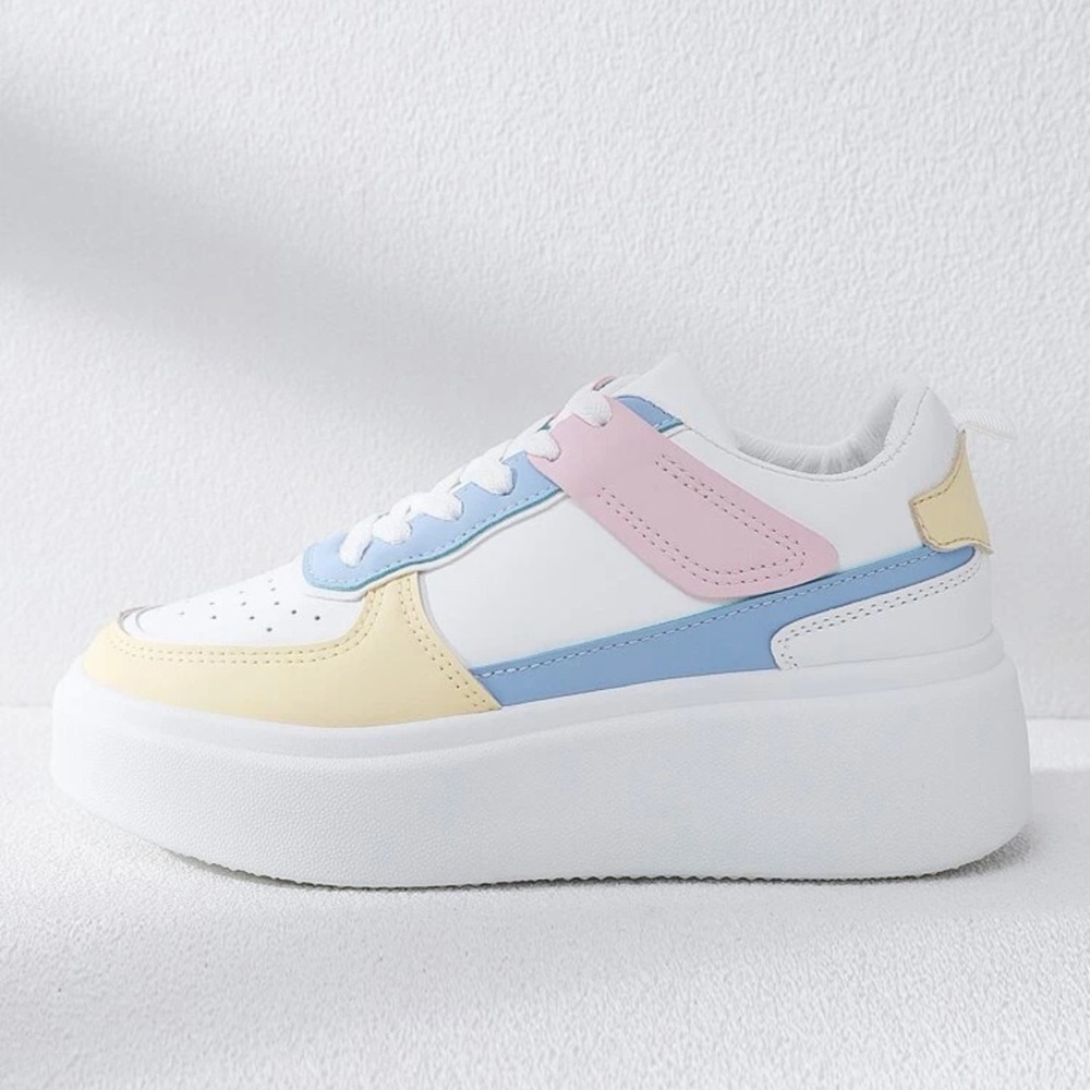 Color Splashed Air Force Shoes - Picture 2 of 3
